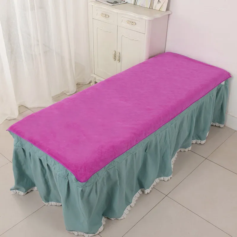 Ręczniki Salon Salon Edge Bed Making Jacuzzis Arkusz zagęszczony wchłanianie wody Grey Green 80 190 Bath
