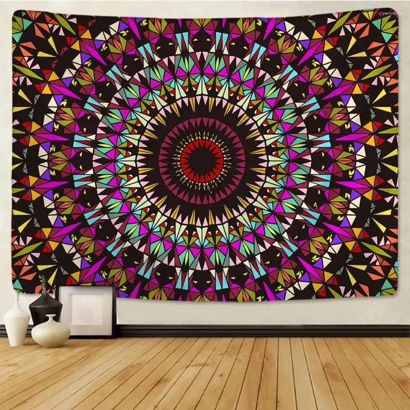 Tapestries Mandala's Eye Tapestry Wall Hanging Witchcraft Divination Travel Mattress Bohemian Home Decor