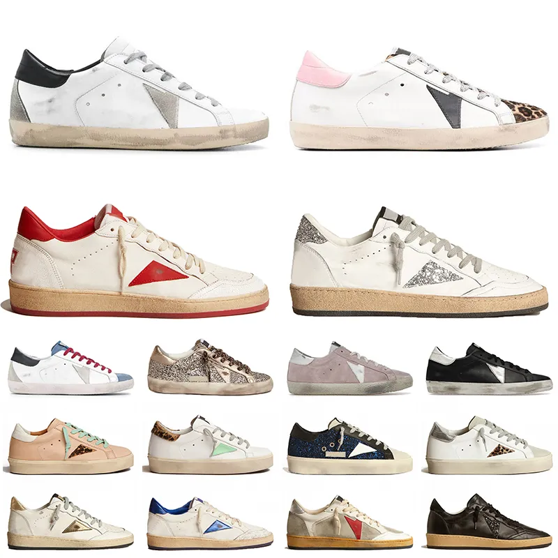 Do old Dirty Golden goose Low Top Sneakers Italy Brand Ball Star Superstars Dhgate Designer de luxo masculino feminino sapatos casuais sapatos esportivos brancos