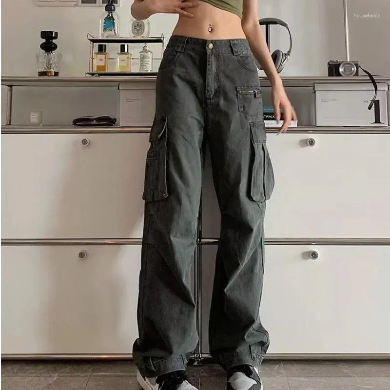 Pantalon féminin rétro plusieurs vêtements de travail de poche