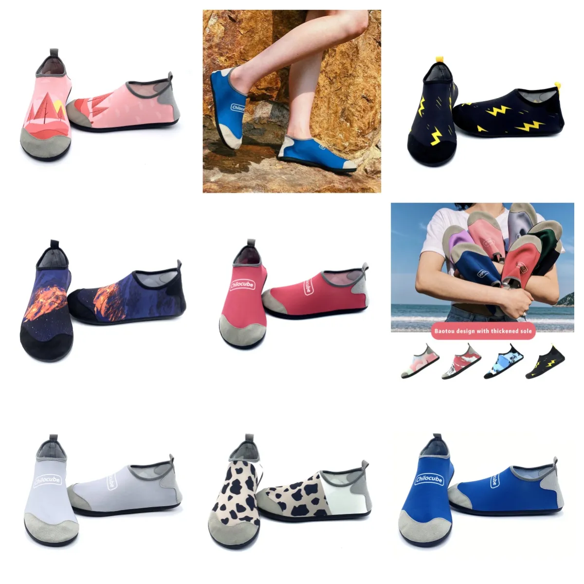 Scarpe atletiche gai sandalo mensand donne che ovadano scarpa a piedi nudi nuoto sport da scarpe da scarpe da calza