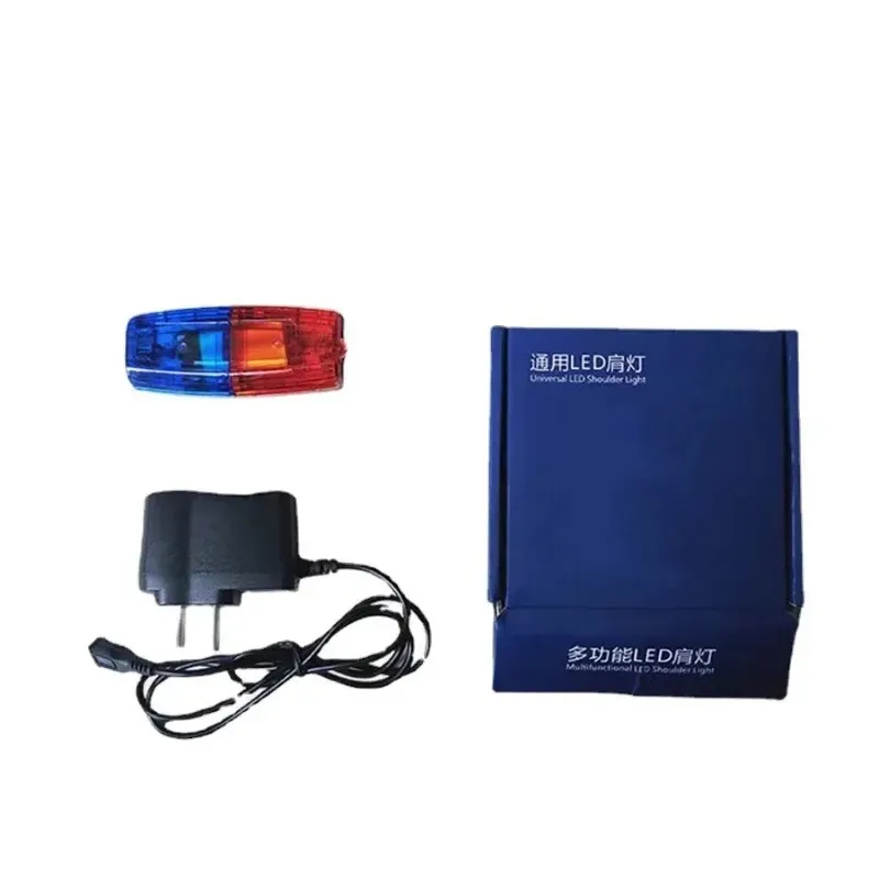 Clip multifunzione blu rosso ricaricabile USB Luci di polizia di sicurezza la sicurezza di sicurezza gli accessori biciclette lampada di emergenza