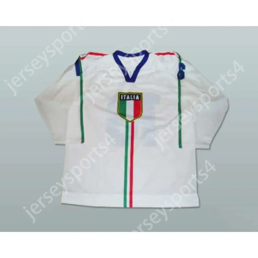 GDSIR Custom Italie Team National Team Hockey Jersey Nouveau Top Ed S-M-L-XL-XXL-3XL-4XL-5XL-6XL