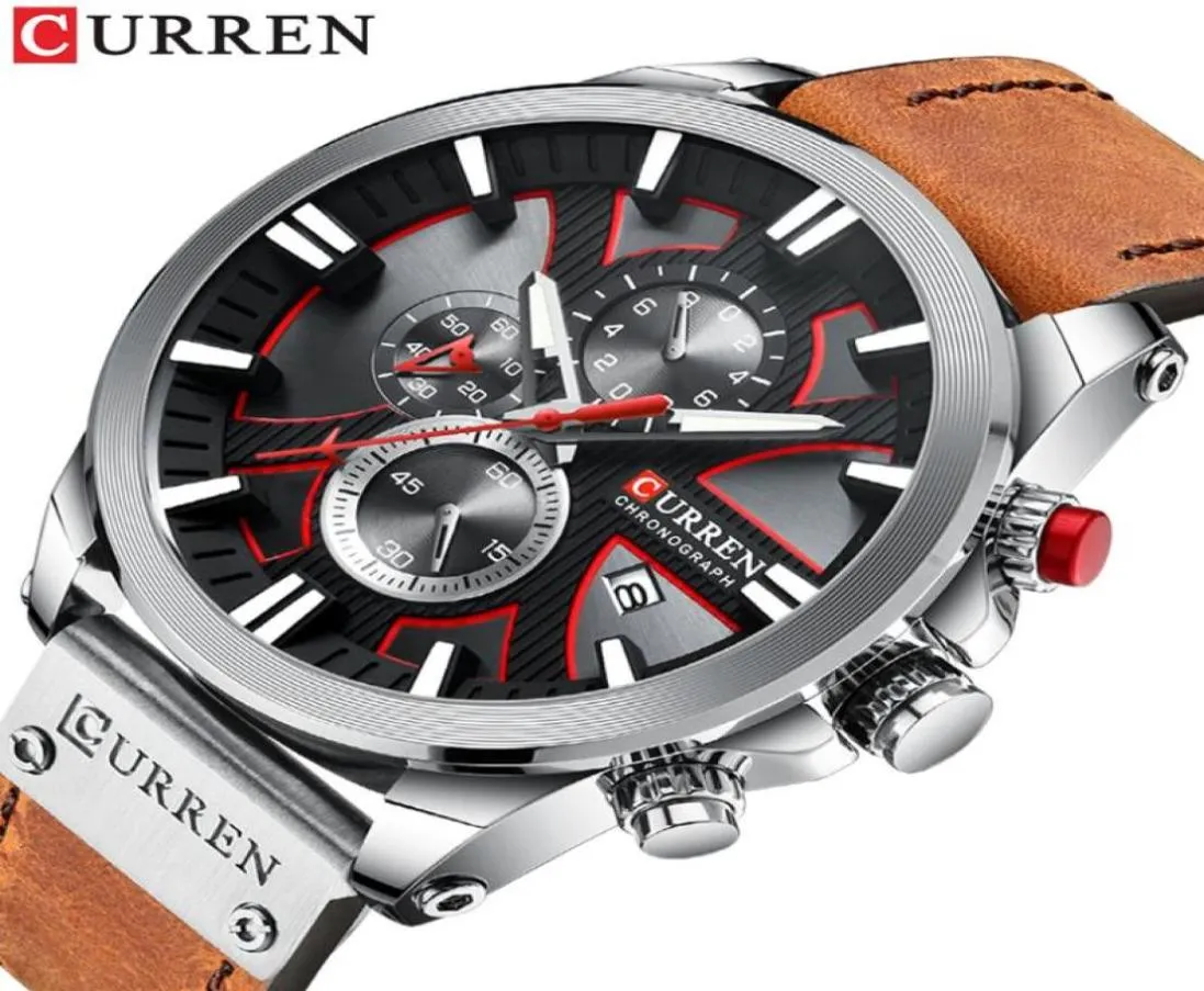 Relogio Masculino Curren Fashion Creative Quartz Watch Männer Date Uhren Casual Business Watch Male Uhr Montre Homme6227927