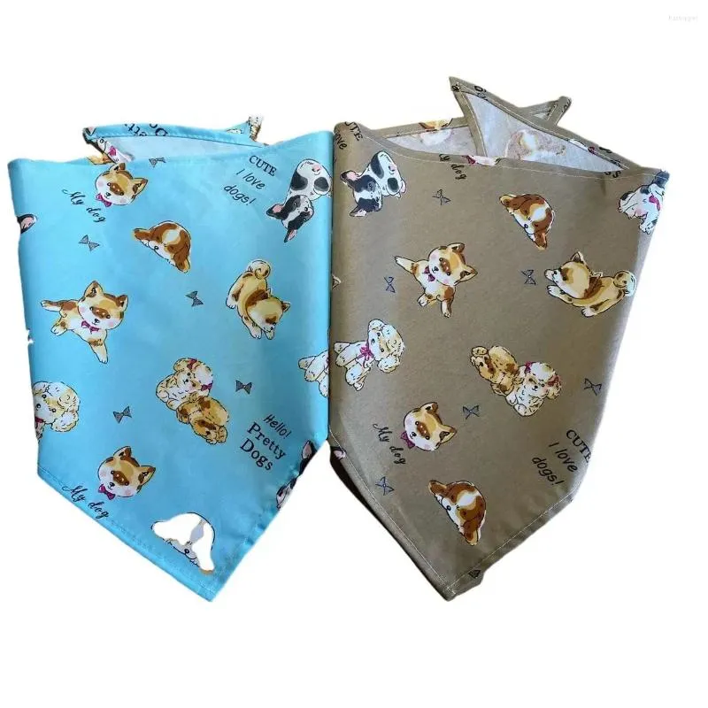 Köpek giyim 60pcs/lot özel yapım desenleri Pet yavrusu kedi pamuk bandanas eşarp kravat mendil y32310 özel yapılmış