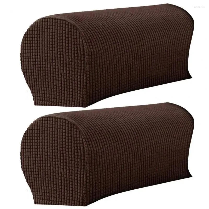 Coperchi di sedia da 2 pezzi Slittatura della poltrona Utile morbido per toccare Pollestere Polyester Bram Protector
