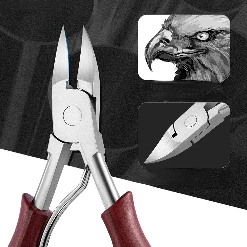 Thick Nail Clippers Ingrown Toenail Nipper Pedicure Cutter Onychomycosis Trimmer Professional Plier Manicure Tool- for Professional Pedicure Cutter