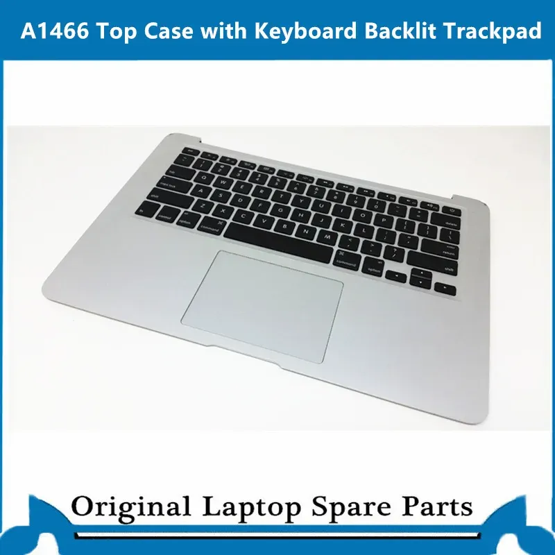 Carte Top Case originale per MacBook Air A1466 Palmrest con trackpad retroilluminato da tastiera 13 'US Sliver 20132017