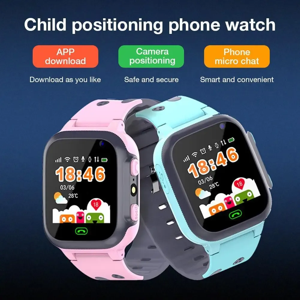 Bracelets GPS montre des bracelets pour enfants pour les enfants.