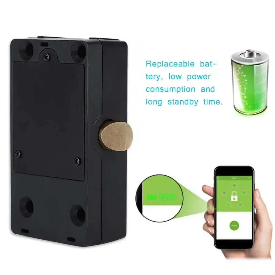 Lock Bluetoothcompatible Smart Door Lock Cabinet Drawer Keyless Wireless Integrated Security Electronic Door Lock