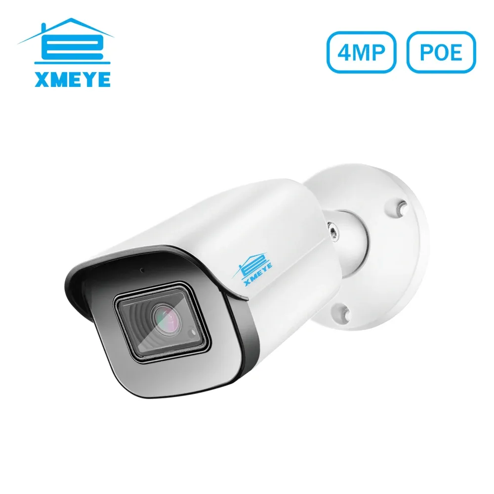 Cameras XMEYE 8MP 4K POE IP Camera Audio CCTV Security Video Surveillance Waterproof IR Night Vision H265 V80M