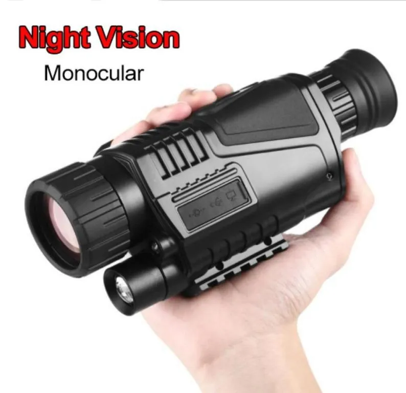 Télescope monoculaire infrarouge Digital Vision monoculaire Double utilisation Day Night Hunting Dispositif 5MP Image Video Recording99255119661217