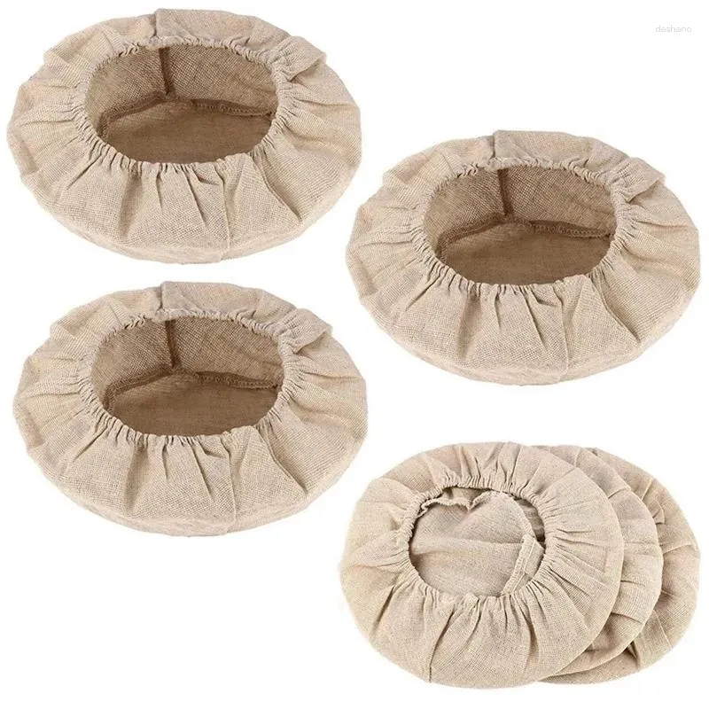 Bakningsverktyg Rund brödsäker korgdukfoder surdej Banneton Natural Rattan Dough Cover