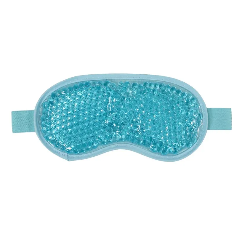 Nouveau masque pour les yeux en gel perles réutilisables pour la thérapie chaude à la thérapie chaude et apaisant du gel de beauté Masque oculaire de somnifère Masque de sommeil de glace