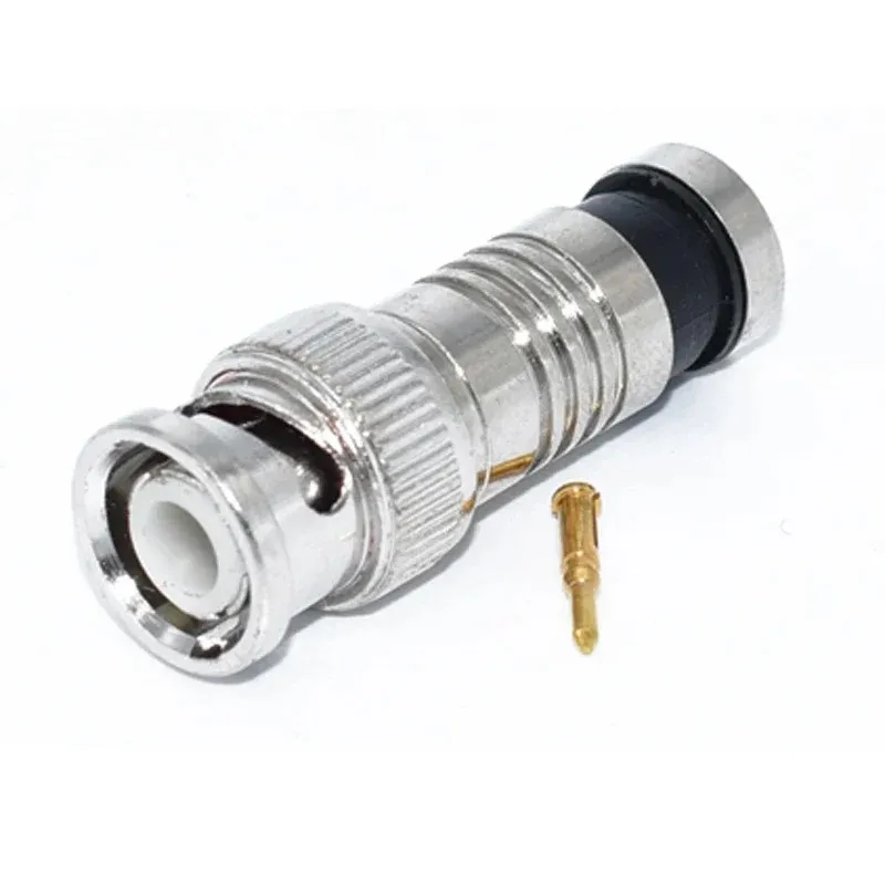 ESCAM BEVEILIGE SYSTEEM BNC CONNECTOR COMPRESSIE CONNECTOR Jack voor coaxiale RG59 -kabel CCTV -camera -accessoires