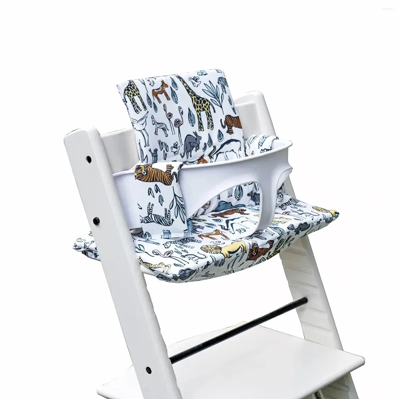 Stoelhoezen Timpel Stokke Tripp Trapp Dining Accessories Baby Meal Vervanging Katel Katoen of waterdichte eetvaartrust