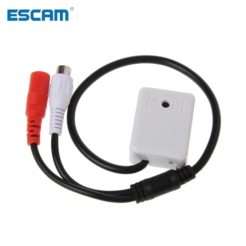 ESCAM Microphone Audio Pickup Устройство контроля звука для системы безопасности камеры CCTV