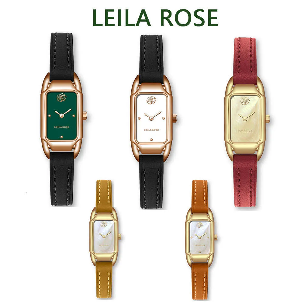 Leila Rose Women's Brand Counter New Light Luxury Luxury Square Imperproof Quartz Watch