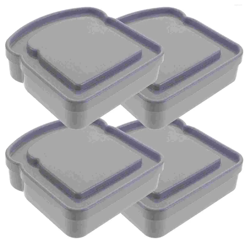 Bouteilles de rangement 4 pcs Small Container Sandwich Box