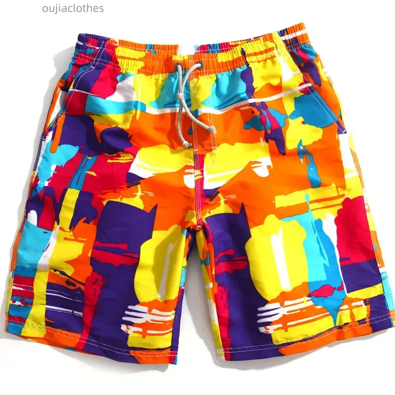 Gratis frakt 2024 NYA SOMMER MÄNNSMODE SWIMMING TRUNKS SEXY SURT BEACH SWIMWEAR BOXER BOARD SPORTS SPORTSDUL