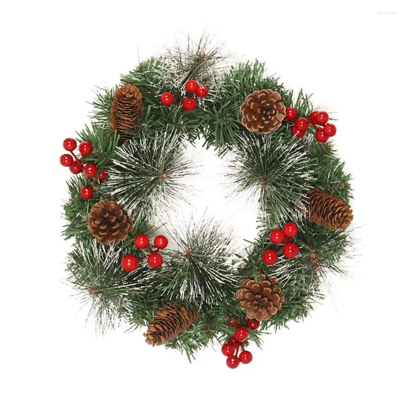 Decorative Flowers ABS Elegant Wreath Christmas Decor For Indoor Or Outdoor Decoration Garland