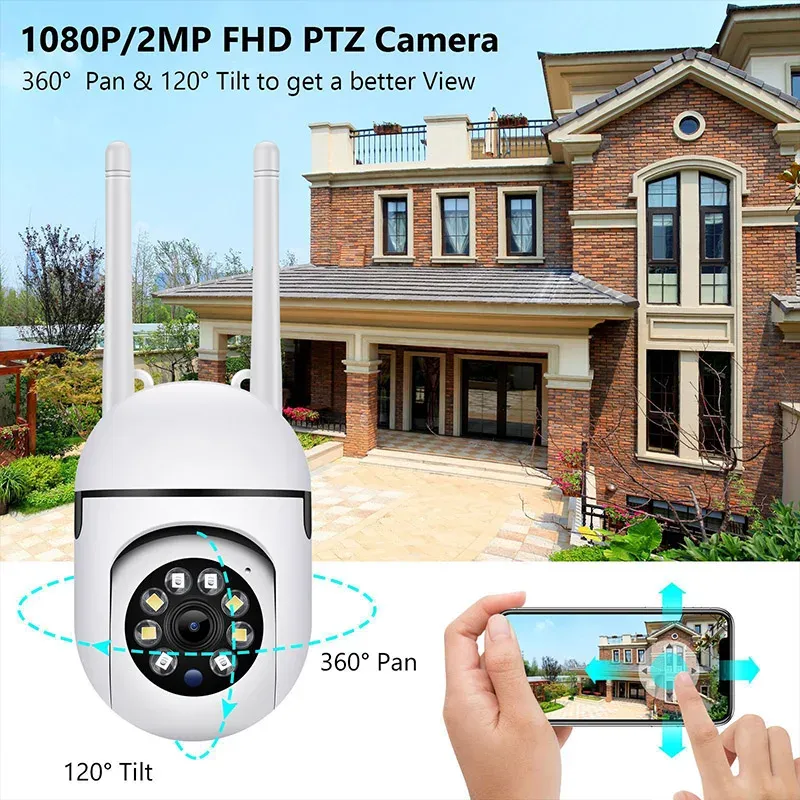 Cameras Outdoor 3MP Surveillance Camera CCTV IP Wifi Camera Waterproof External Security Protection Wireless Home Monitor Motion Trcking