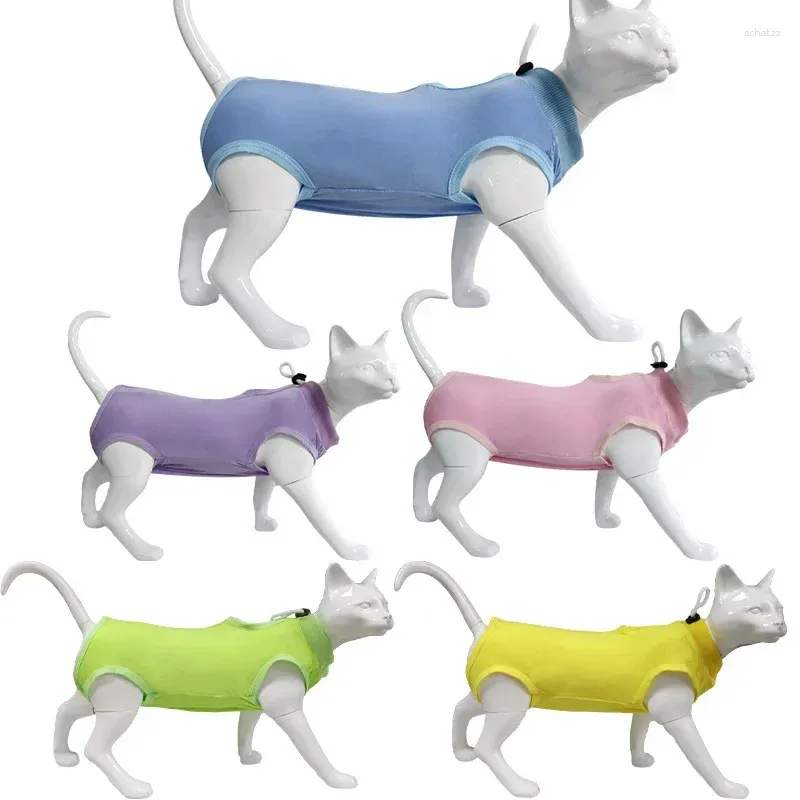 Cat Costumes Pet Sterilization Clothing Post-operative Weaning Anti-licking Anti-scratching Soft Close-fitting Comfortable