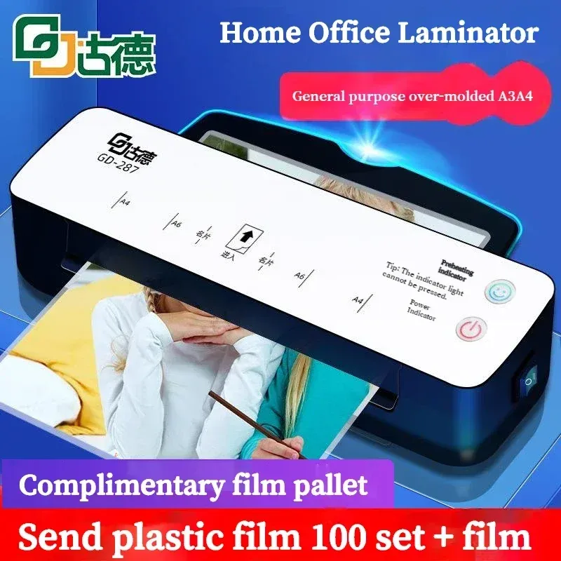 Laminator A4 Laminator Machine Plastificadora Plastic Photo Molding Sealing Small Office Thermolaminadora Coating Gluing Machine