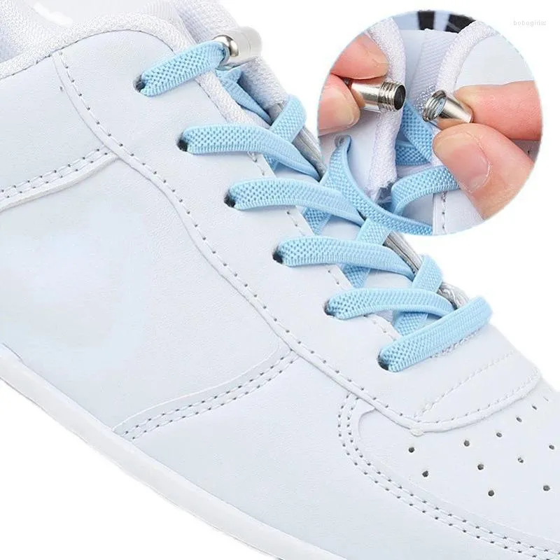 Appendiabiti 2 pezzi senza cabina elastica elastica sneakers per leisure esterni Sicurezza rapida Shoelace Sholace Kids e adulti unisex Lazy Lazy