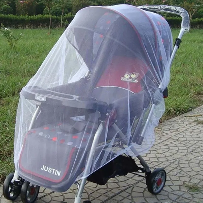 Barnvagnsdelar fullt omslag baby myggnät krypterat mesh anti-mygg anti-insect walker hög landskap bil