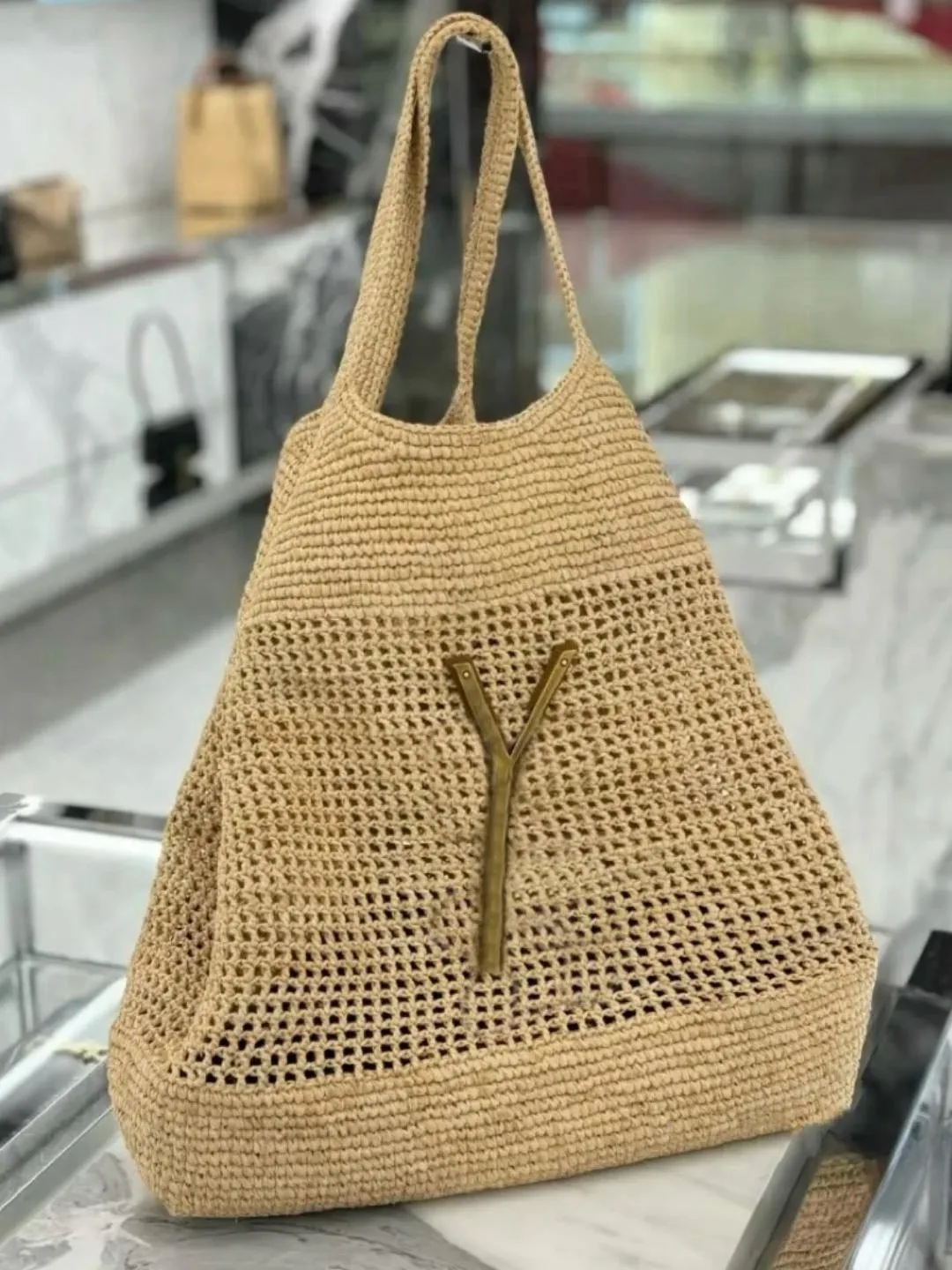 Straw Bag Designer Raffia Tote Beach Handbag Cute Beach Bags 2020