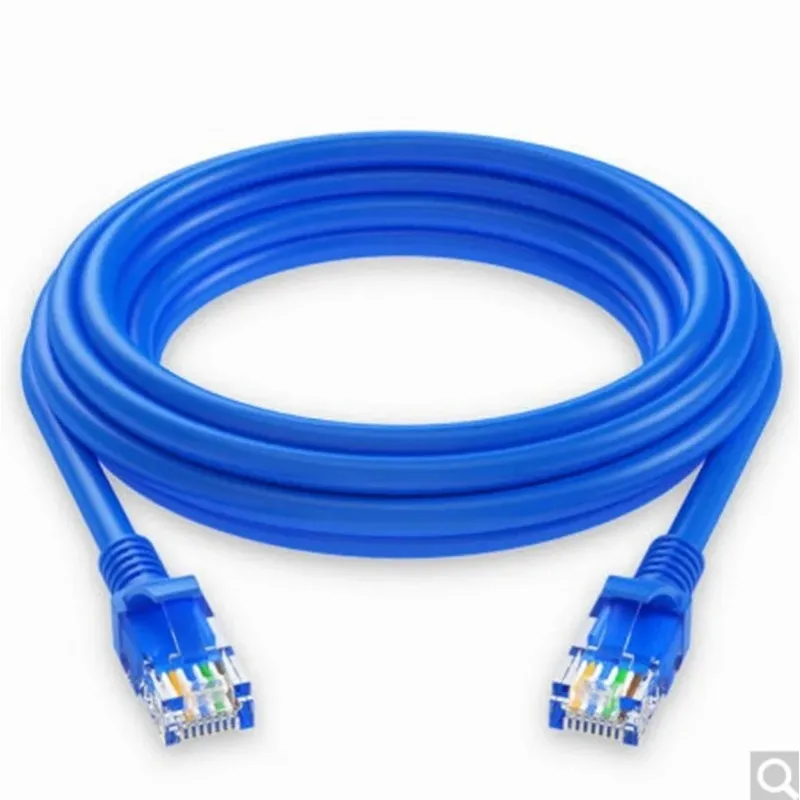 Categoría 5 Cable de red 1000m/s dentro de 5 metros Azul de saltador A CAT 5e A Cable de red A Pares retorcidos de cable LAN Cuatro pares