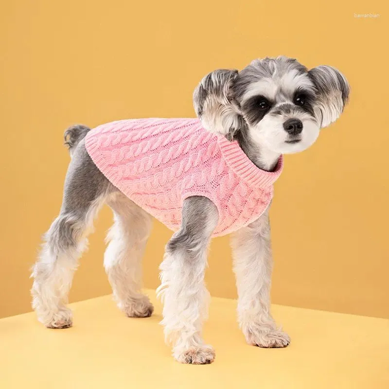Одежда для собак вязаная водолазка кошачья свитер зимний пуловер.