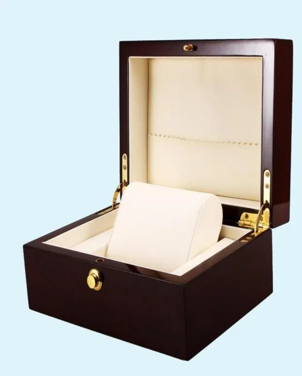 Luxury Wrist Watch Box Handgjorda träfodral smycken presentförpackning Lagring Container Professional Holder Organizer Watches Display6972550