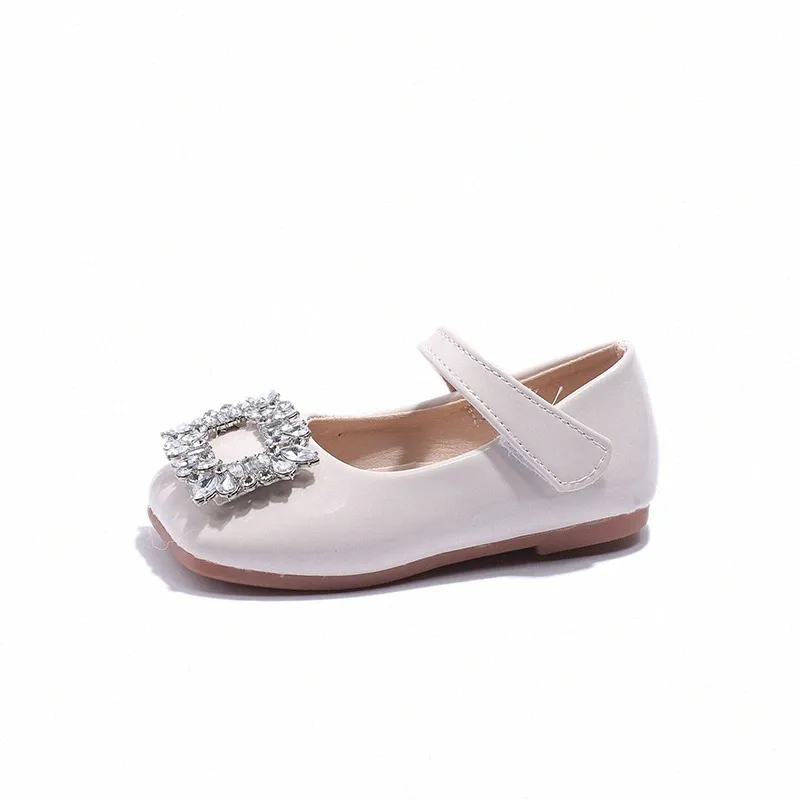 Chaussures Souples En Cuir Pour Fille - Modèle Mary Jane/princesse, Semelle Flexible, Idéales éveil, Baptême, Occasions