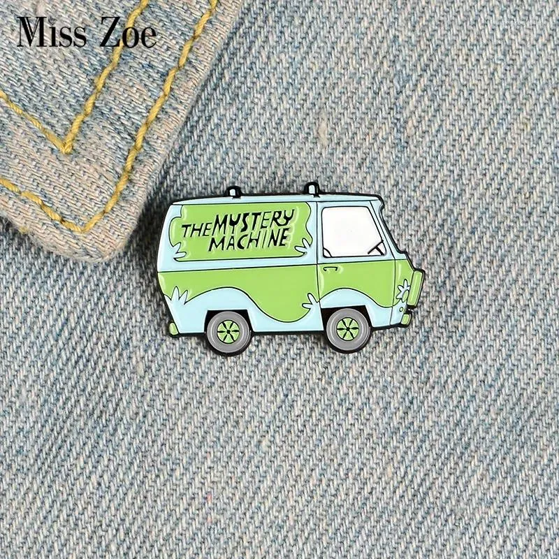 Spettame The Mystery Machine Pins Pins personalizzato Bag della camicia per capsula da cartone animato BASSO DI FUN BASSO