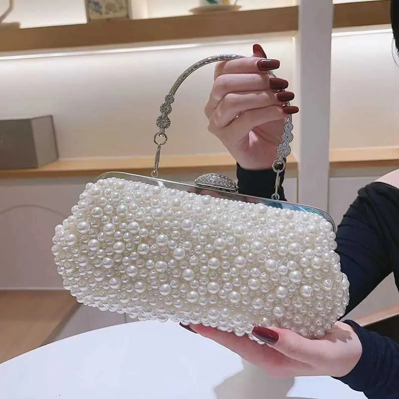 Tani sklep 90% zniżki hurtowe 2024 Walltebed Pearl Dinner Handa torebka bankiet Crossbody Suknia ślubna Women Bag luksusowe torebki