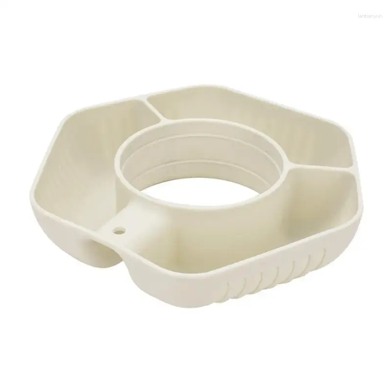 Plates Snack Ring Bowl Trays Bowls For Tumblers With 3 Compartments Containers Party Supplies Picnicing Hiking Car