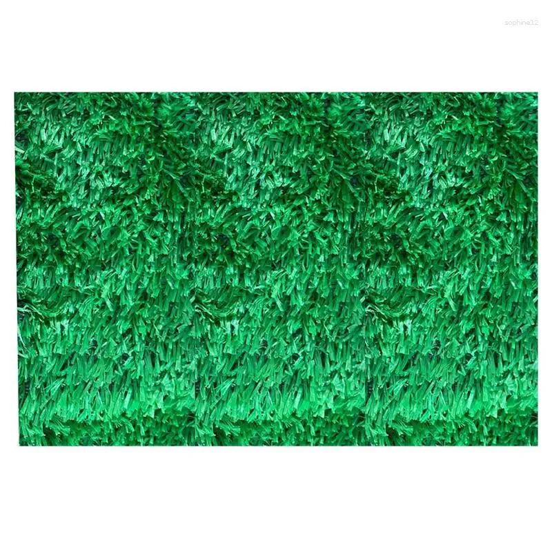 Decorative Flowers Artificial Grass Mat Outdoor Non-slip Fake Turf Indoor Lawn Landscape For Garden Patio Balcony Synthetic