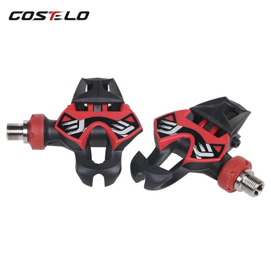 Costlo titan carbon pedals pedali per biciclette per biciclette pedale in bicicletta in titanio ti a pedale bloccano scarpe da bicicletta 9715927