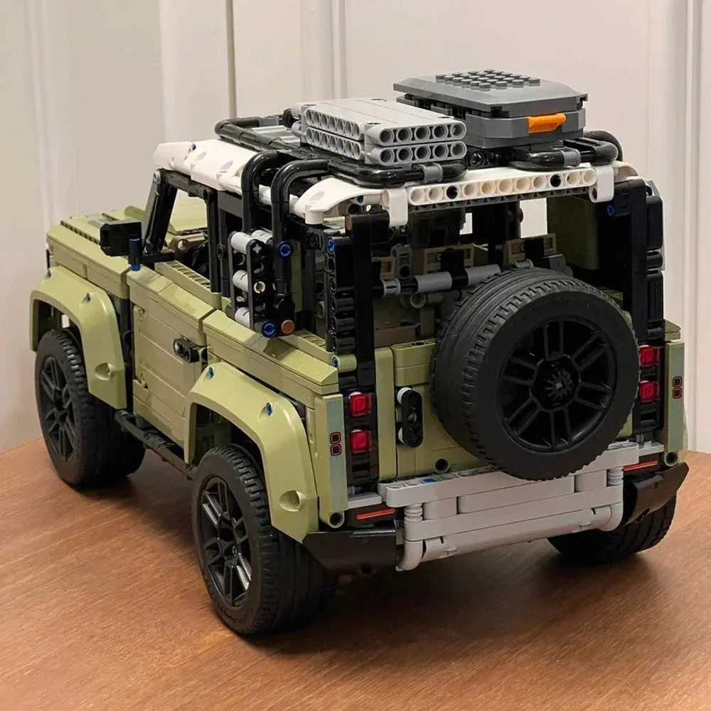 Technical Off-Road Vehicle Building Blocks Set - Classic Car Model Kit ...