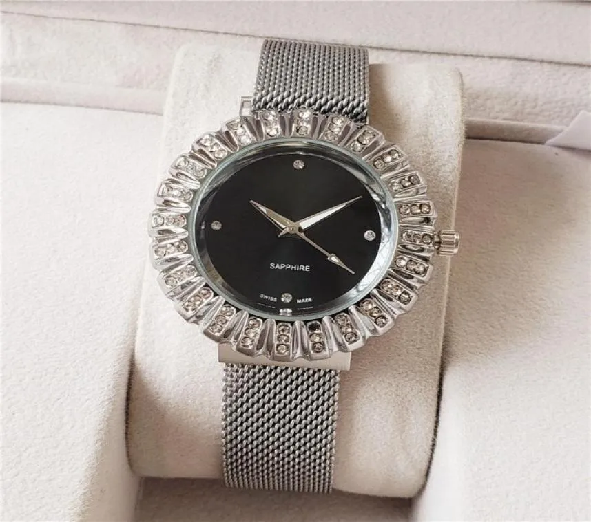 Fashion Brand Watches Women girl crystal style Magnetic Metal steel band quartz wrist watch CHA245116749