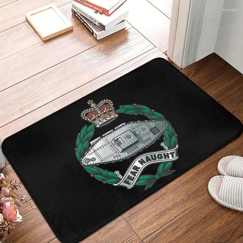 Mattor Anti-Slip Doormat Kitchen Mat Royal Tank Regiment Balkong mattan Entré Dörr Mattan sovrumsdekor