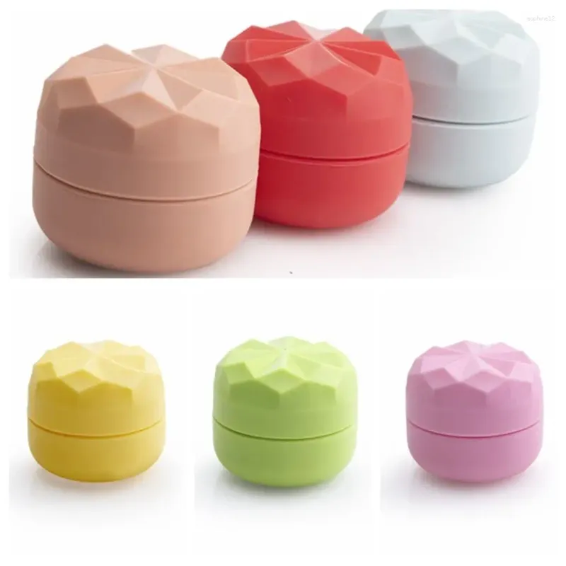 Storage Bottles Silicone Cream Jar Empty Refillable Waterproof Box Portable Multi-purpose Skincare Packaging Women