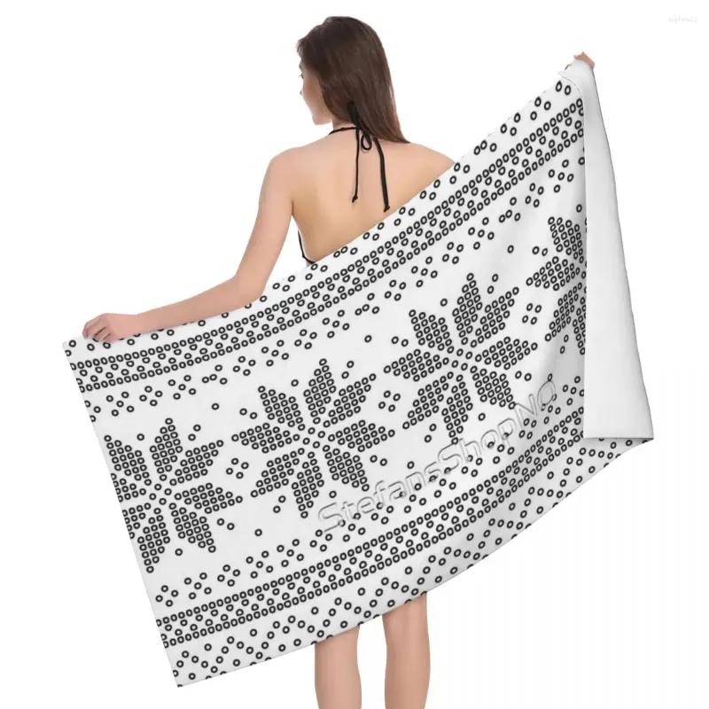 Serviette belle tricot traditionnel 80x130cm baignoire imprimée brillante adaptée au cadeau de souvenirs de la tournée