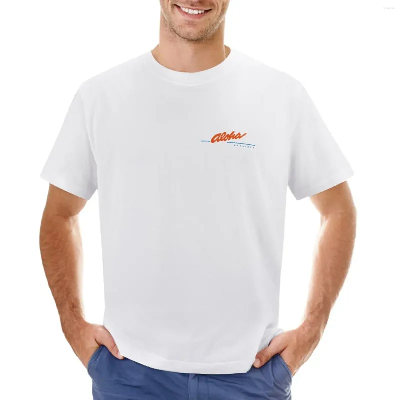 Мужские майки вершины Aloha Airlines Vintage футболка летняя вершина эстетическая одежда аниме Мужские графические футболки