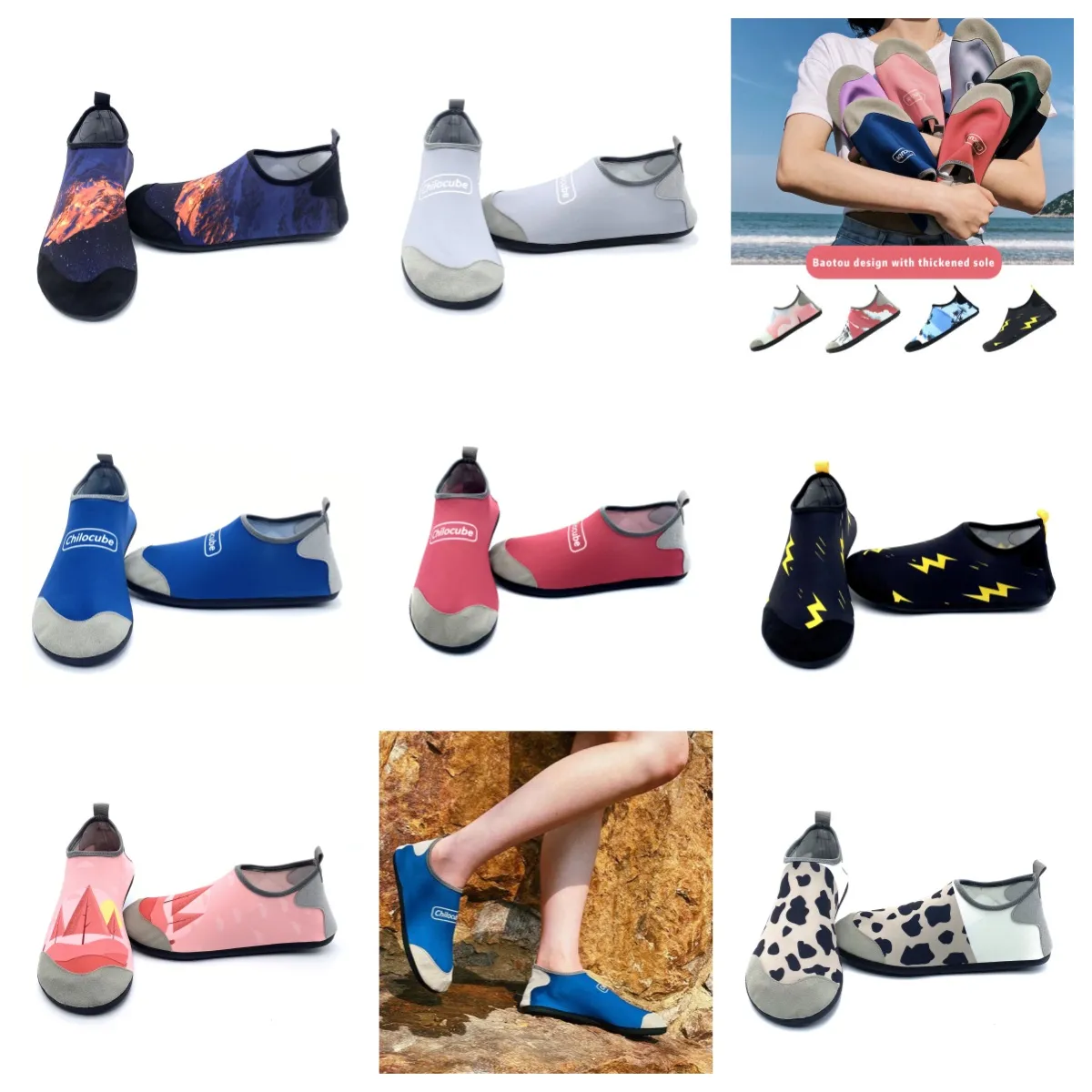 Buty sportowe gai sandałowy mężczyzna i kobiety brodzące buty boso boso pływanie sporty czarne buty na zewnątrz plaże sandałowe buty potoku rozmiar 35-46 EUR