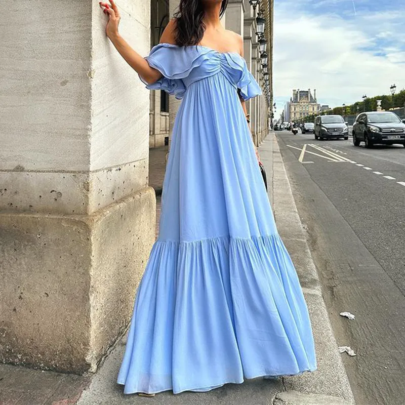 oversized linen maxi dress Oversized European Linen Dress in Natural color