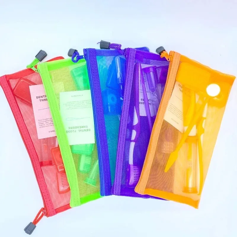 /conjunto de cuidados de limpeza oral dentes dentários kits ortodônticos Tool de clareamento Tool Terne Interdental Brush Portable2.para clareamento de cuidados bucais