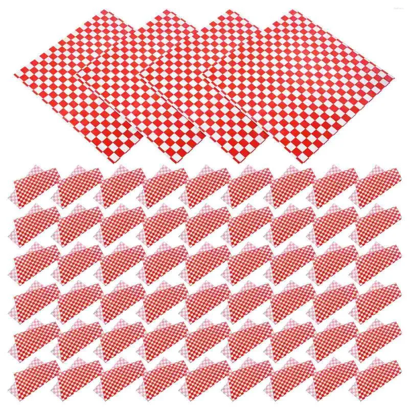 Ferramentas de cozimento 300 PCs Burger Packing Papel